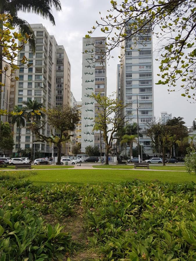 Apartamento em frente a Praia do Embaré - Santos Exterior foto