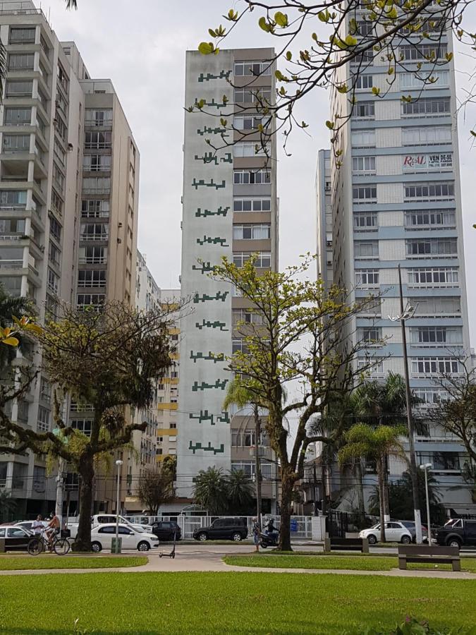 Apartamento em frente a Praia do Embaré - Santos Exterior foto